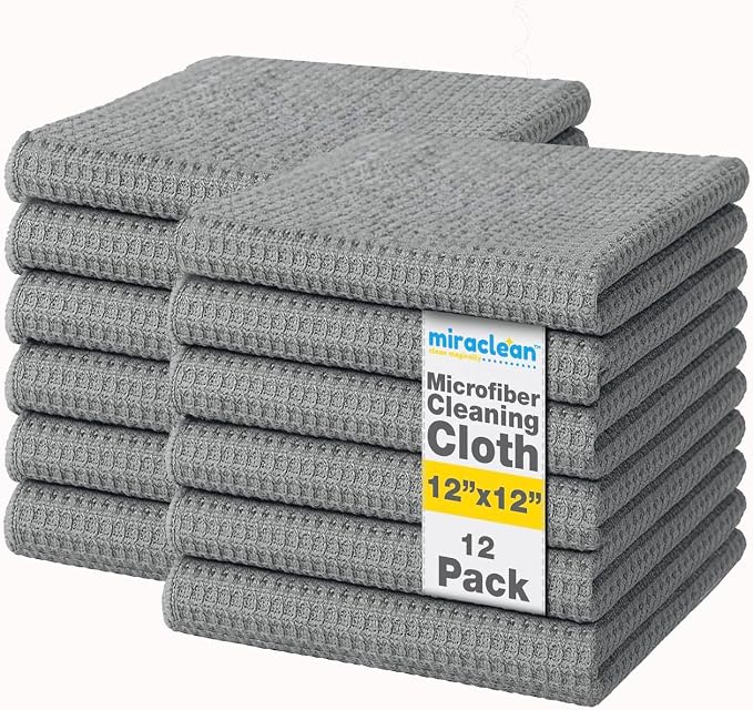 Waffle Weave Microfiber Cloths by MIRACLEAN