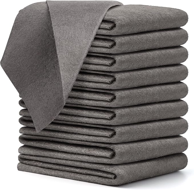 10 Pcs Thickened Magic Cleaning Cloth, Microfiber Streak Free Cleaning Cloths by Unknown