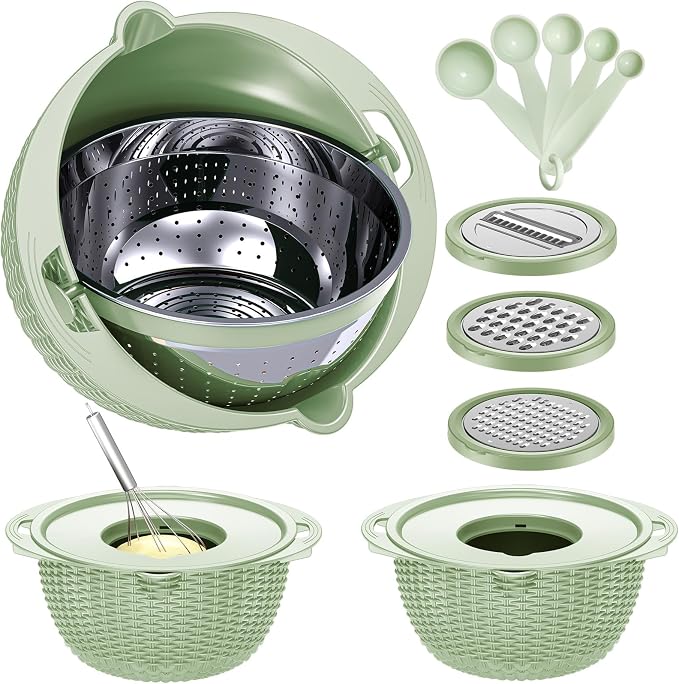 4-1 Strainer Bowl with Lid Set - Image 9
