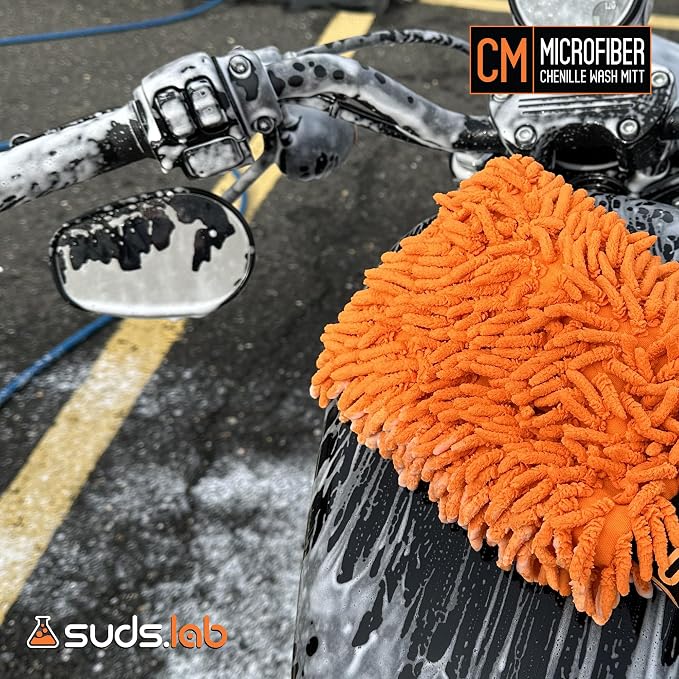 Suds Lab CM Chenille Microfiber Wash MItt - Image 8