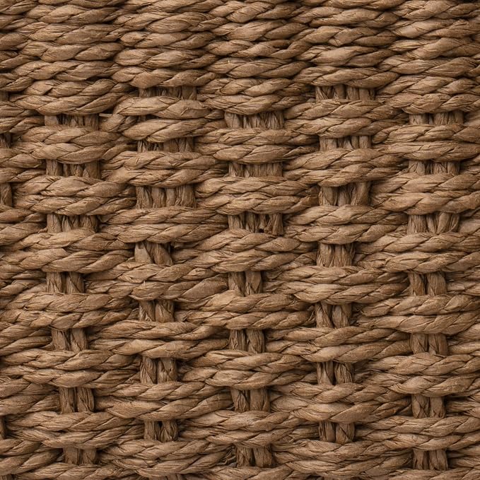 LA JOLIE MUSE Woven Storage Baskets, Recycled Paper Rope Bin Organizer Divider - Image 6