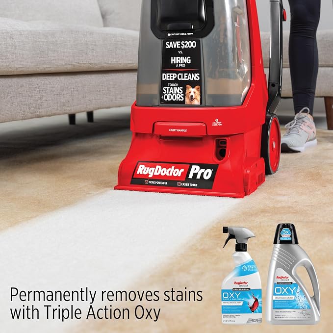 Rug Doctor Pro Deep Commercial Carpet Cleaning Machine, Oxy Bundle, Includes 48 - Image 9