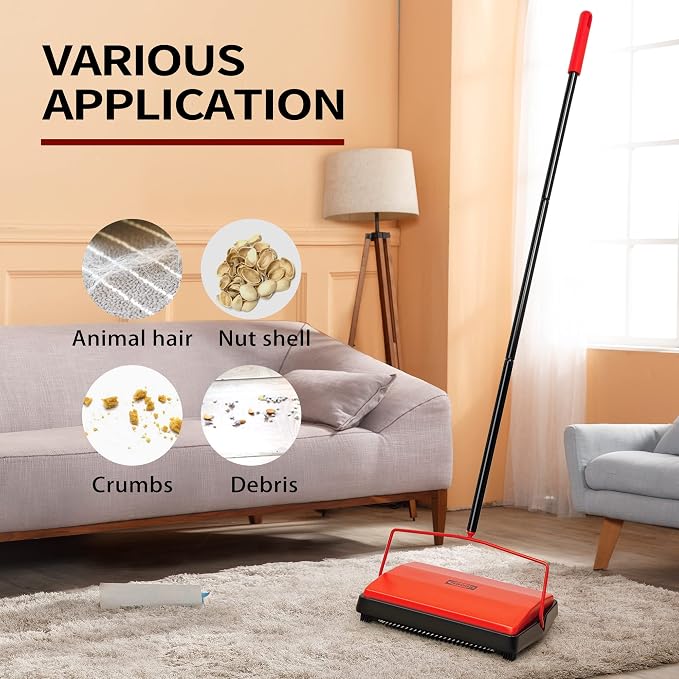 JEHONN Carpet Floor Sweeper Manual - Image 4