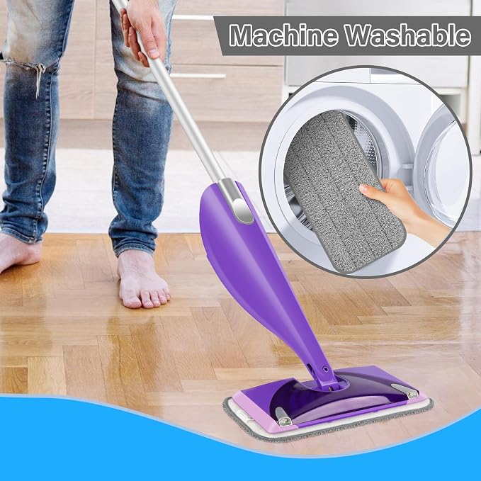Reusable Mop Pads for Swiffer WetJet, Wet Pads Refills for 12'' Spray Mop - Image 4