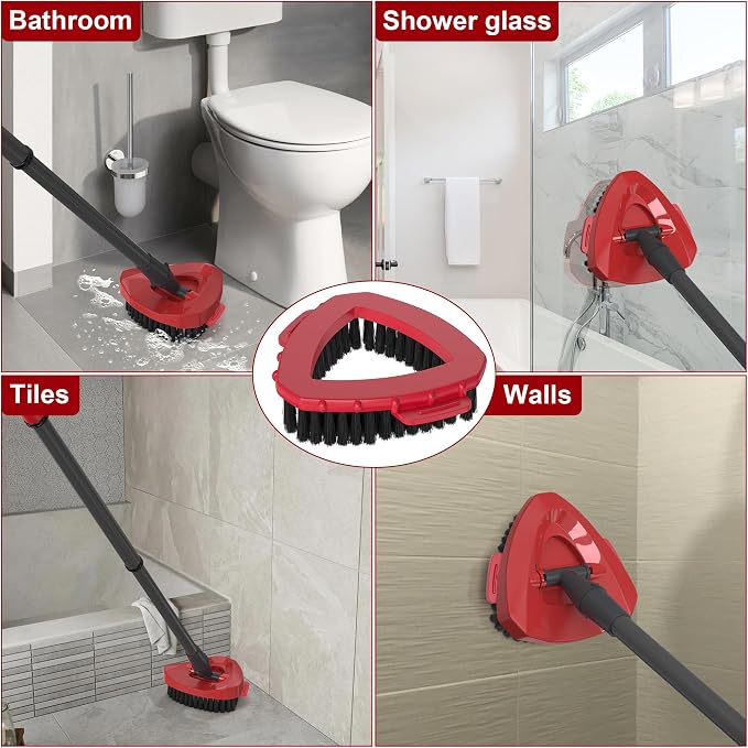 Aifacay 2-Pack Spin Mop Scrub Brush Replacement Heads Compatible - Image 5