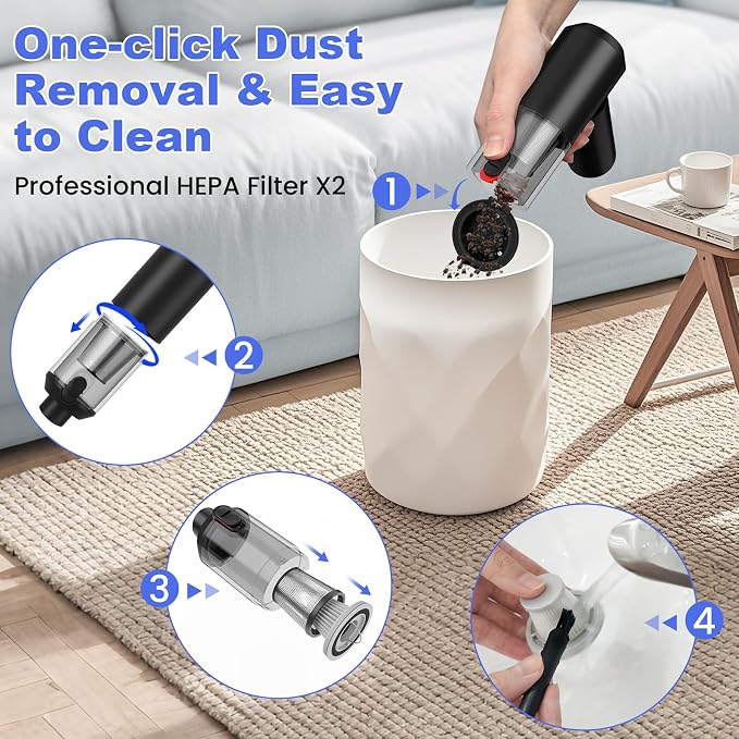 Car Vacuum Portable Cordless - Image 5