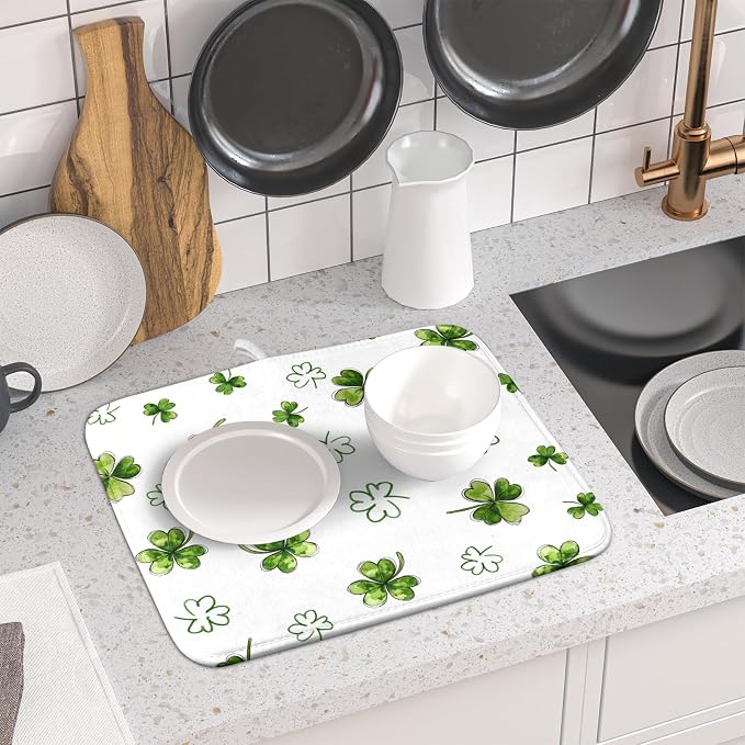St Patricks Day Dish Drying Mat - Image 6
