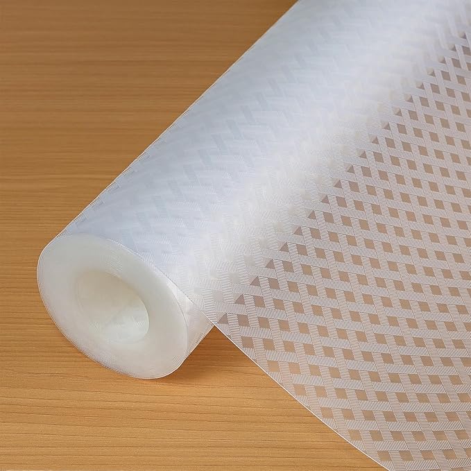 Shelf Liners 16 in x 20 ft EVA Drawer Mats, Non-Adhesive Cupboard Protector by Hersvin
