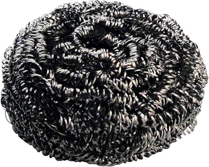 New Star Foodservice 54460 Extra Large Stainless Steel Sponges Scrubbers - Image 4