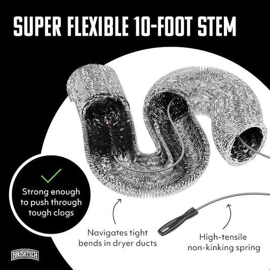 Brushtech Dryer Vent Cleaning Brush - Image 2