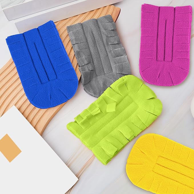 Zubebe 20 Pcs Duster Refill Reusable Fleece Duster Refills Feather Flat Dusters - Image 6