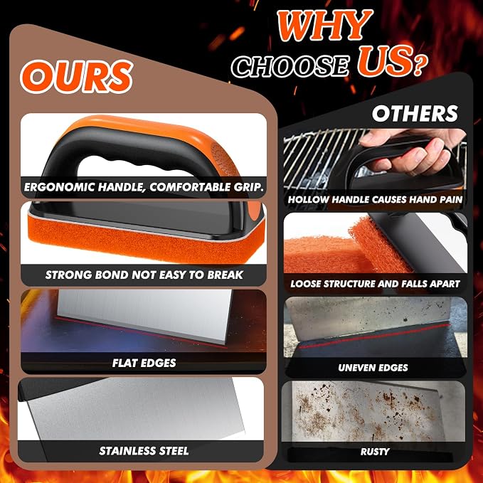 19 in 1 Griddle Cleaning Kit for Blackstone Accessories, Flat Top Grill - Image 7