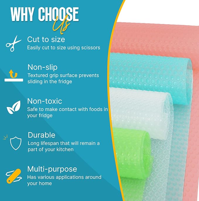 Refrigerator Liners for Shelves by Linda’s Essentials - Image 4