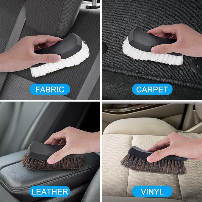 Upholstery Brush, Upholstery Brush Set, Leather Cleaning Brush, Carpet Brush - Image 4