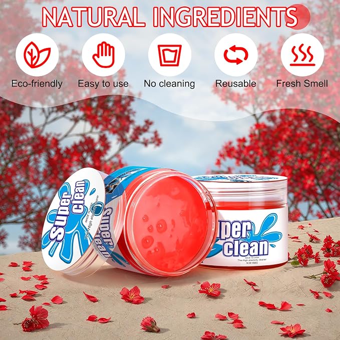 Car Cleaning Gel Car Cleaning Putty Car Putty Car Interior Cleaner Car Slime - Image 6