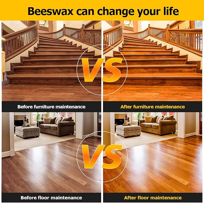 CARGEN Beeswax Furniture Polish, Wood Seasoning Beeswax - Image 6