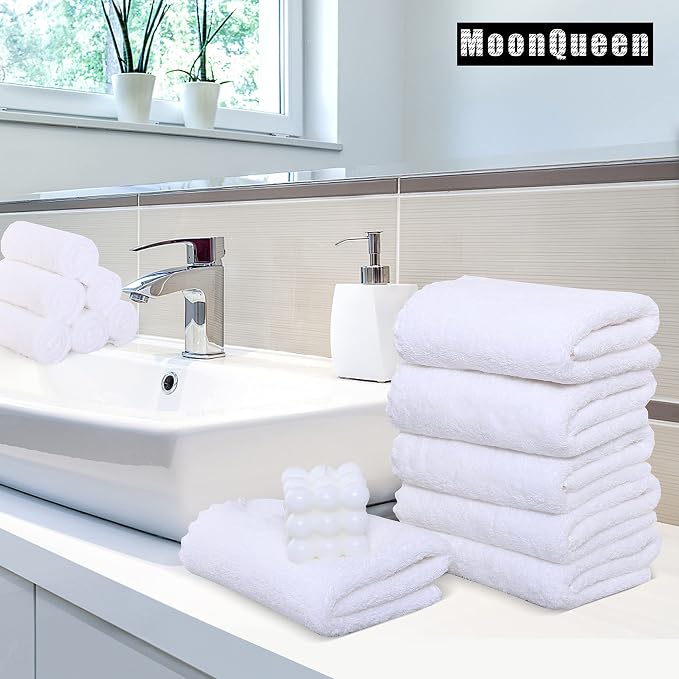 MOONQUEEN 18 Pack Premium Hand Towels - Image 2