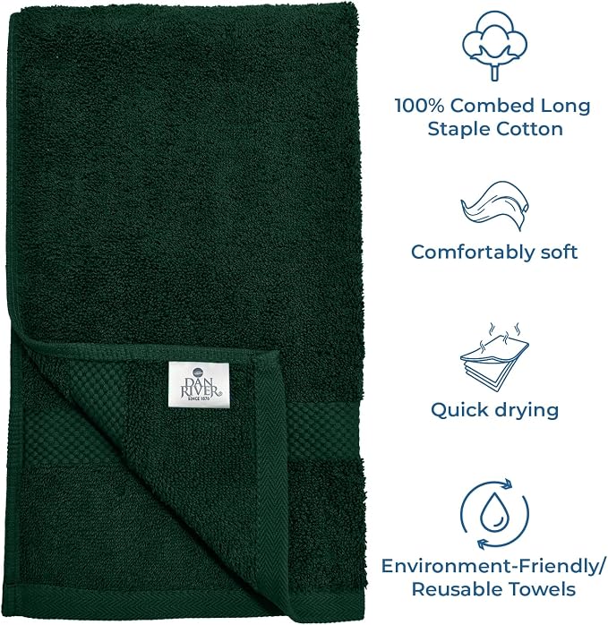 DAN RIVER 6-Pack Premium Hand Towels - Image 3