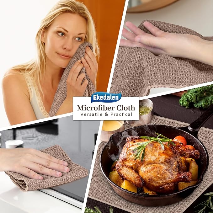 Microfiber Cleaning Cloth Waffle Weave - Image 8