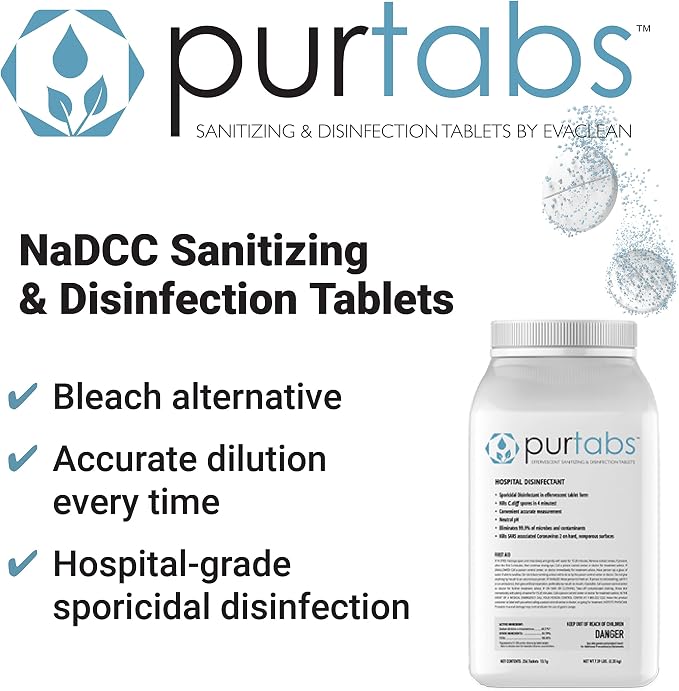 13.1G Sporicidal NaDCC Tablet Disinfectant - Image 7