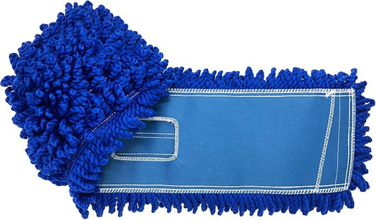 KLEEN HANDLER 18 Inch Microfiber Dust Mop, Large Washable Commercial Mop Head by BisonLife