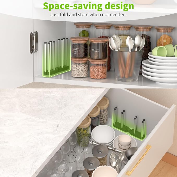 Retractable Bottle Drying Rack, Foldable Baby Bottle Drying Rack, Collapsible - Image 4