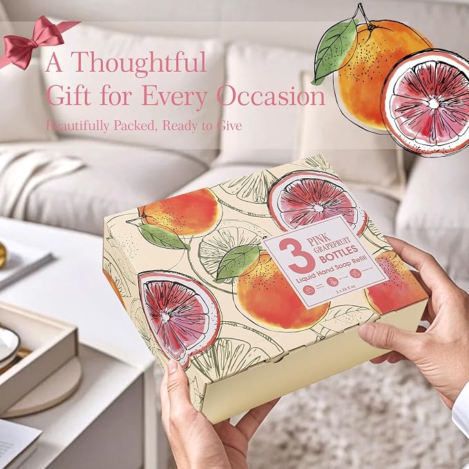 ROMIIE ZOI Liquid Hand Soap Refill Gift Set – 3 Pack, Biodegradable & - Image 7