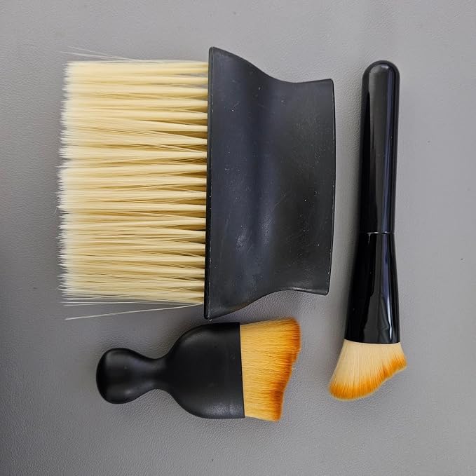 BE:Trend URBAN CAR Multi-Purpose Cleaning Brush Set – 3-Piece Detailing Kit - Image 5