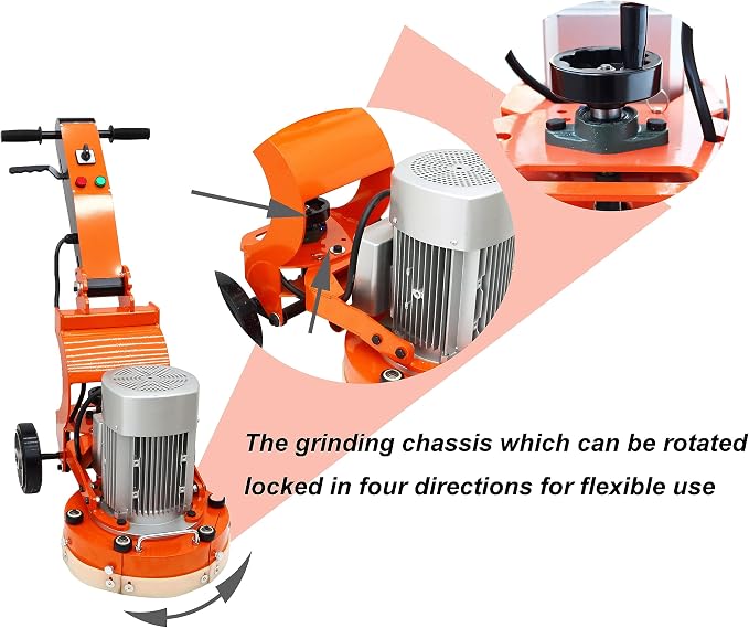Floor Grinding Machine Cement Ground Grinder Grinding Epoxy Floor Paint and - Image 3