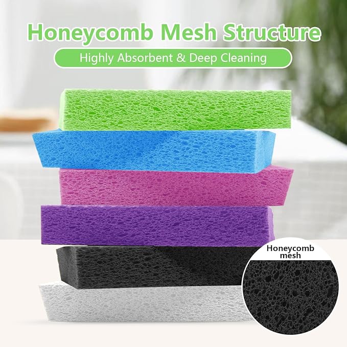 Cellulose Sponges, Large Size 4" x 6" x 1" - Image 4