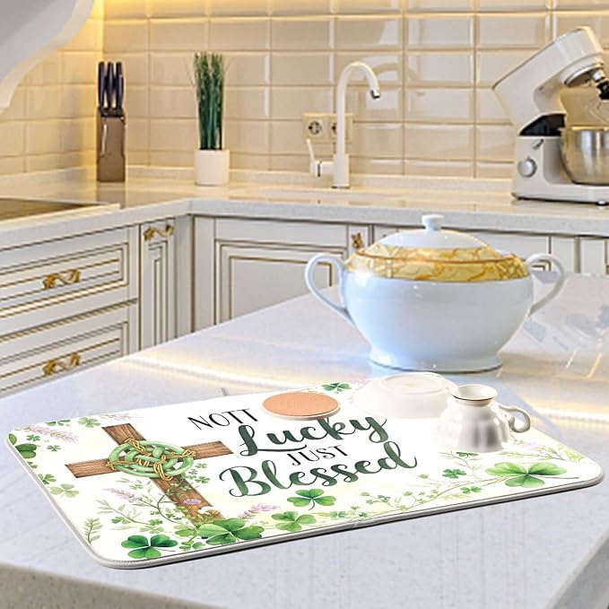 St.Patrick Days Dish Drying Mat - Image 6