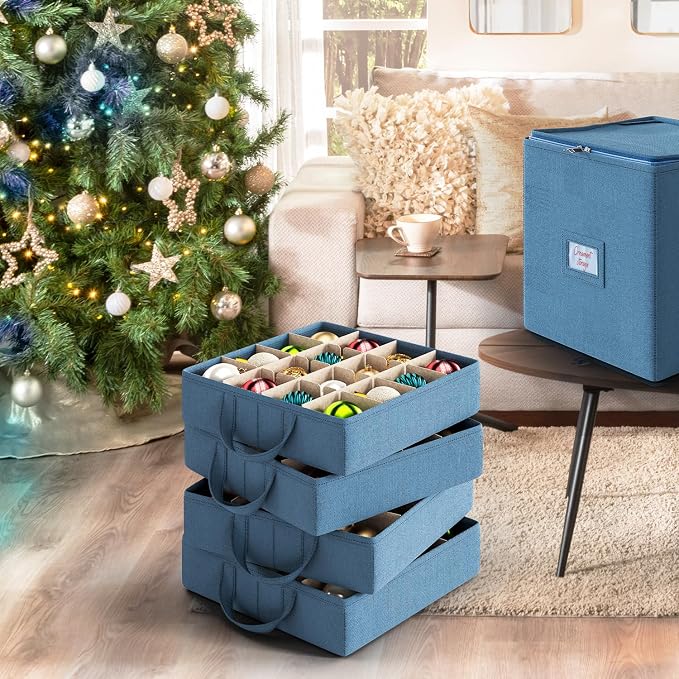 Hearth & Harbor Christmas Ornament Storage Box - Image 5