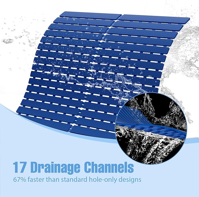 Shower Mat Non-Slip Bath Mat for Tub Floor & Stall - Image 6