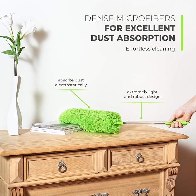 Extendable Microfiber Feather Duster, Feather Dusters - Image 2