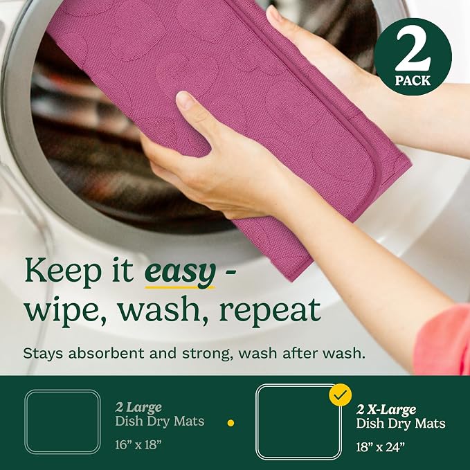 Cuisinart Dish Drying Mats for Kitchen Counter - Image 6