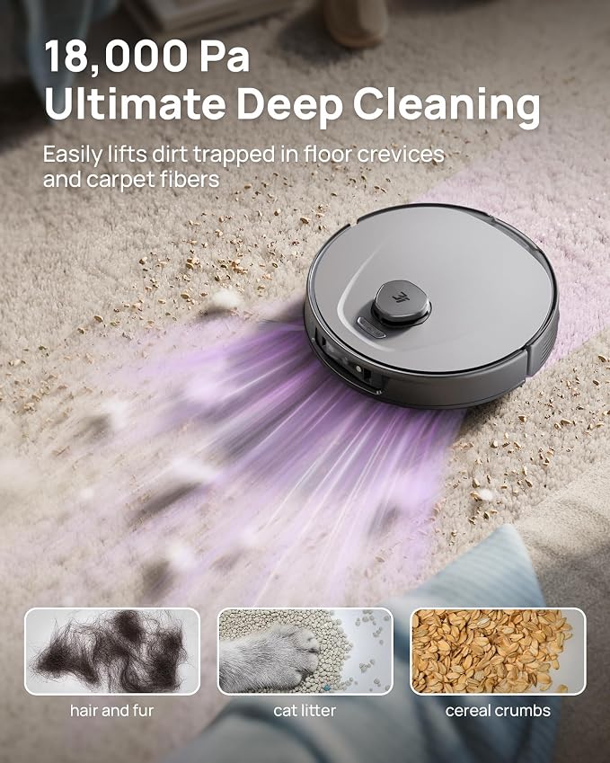 3i P10 Ultra Robot Vacuum and Mop Combo, Extendable Pad - Image 4