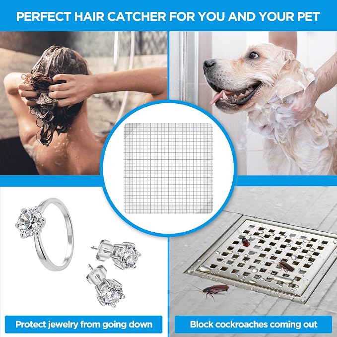 Shower Drain Cover Hair Catcher - Image 4