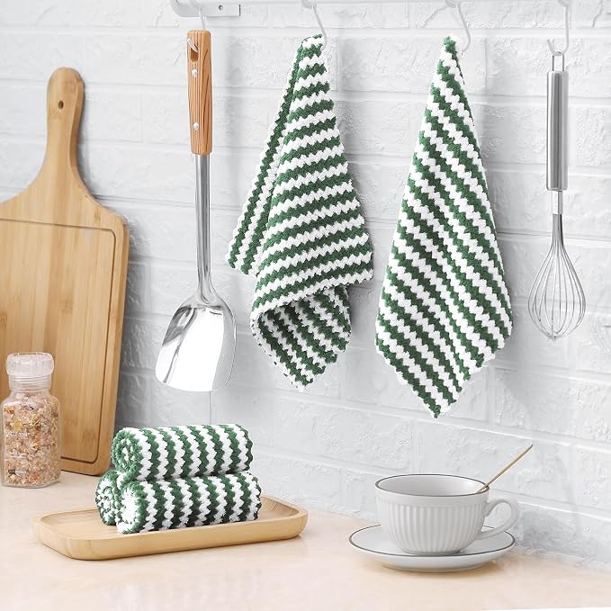 Homaxy 24 Pack Kitchen Dish Cloths, Ultra Soft and Absorbent Dish Towels - Image 7