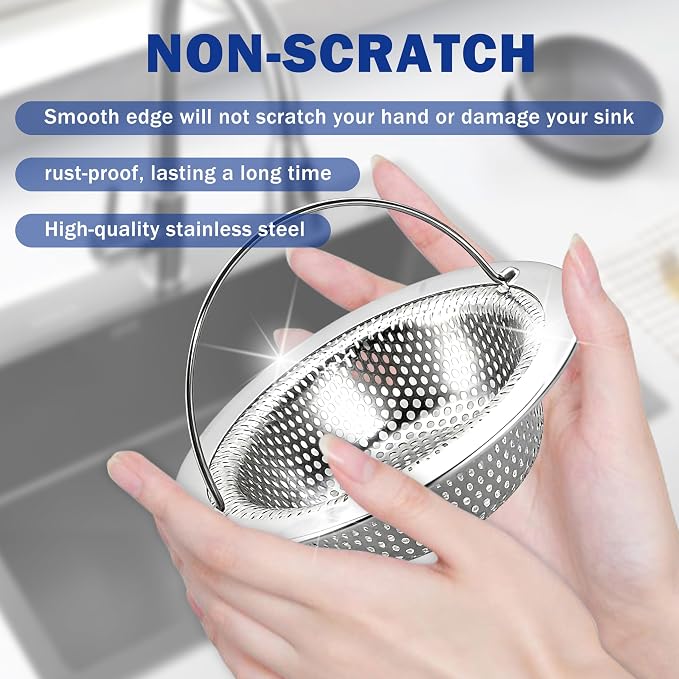 2 Pack Kitchen Sink Drain Strainer - Image 6