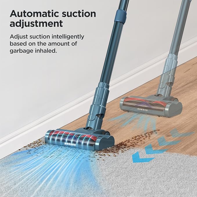 Cordless Vacuum Cleaner, 33KPA/400W Powerful Stick Vacuum - Image 8