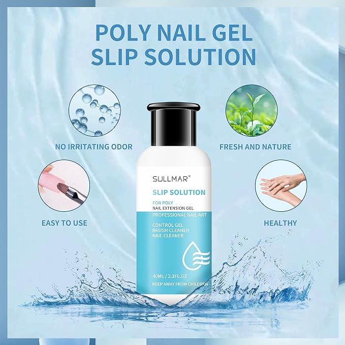 Slip Solution Liquid Poly Nail Gel Slip Solution - Image 4