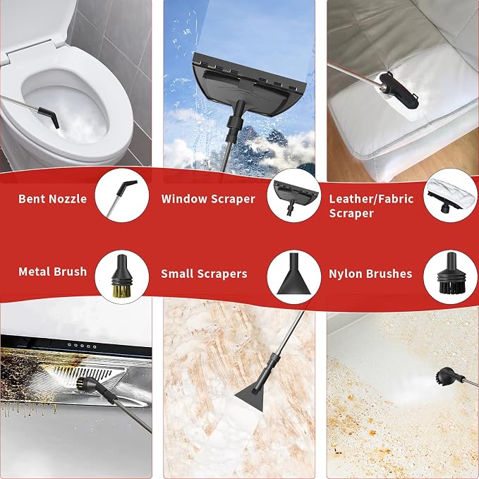 Handheld Steam Cleaner for Home, 2500W High Temperature Pressurized Machine - Image 7