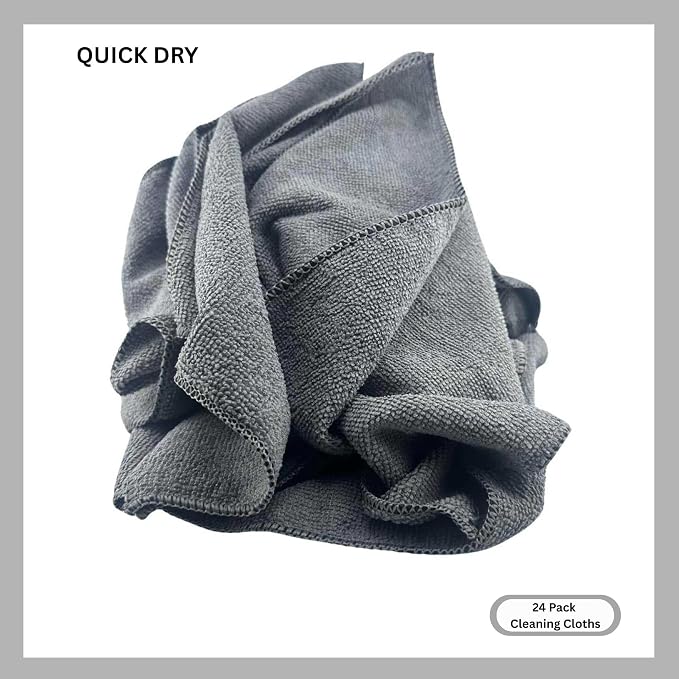 Microfiber Cleaning Cloth for Kitchen & households, Towels for Cars. - Image 5