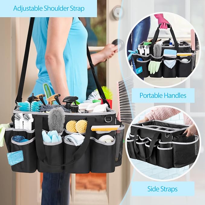 Extra-Large Wearable Cleaning Caddy, Organizer Bag - Image 5