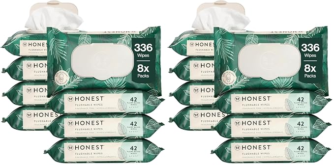 The Honest Company Hypoallergenic Flushable Wipes by TheHonestCompany