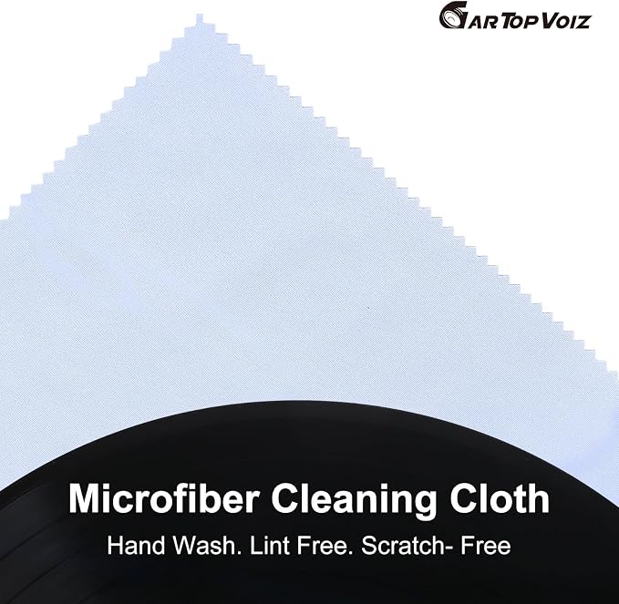 Record Cleaning Cloth, 6 Pack 12''x12'' Anti-Static Microfiber Towel by - Image 4