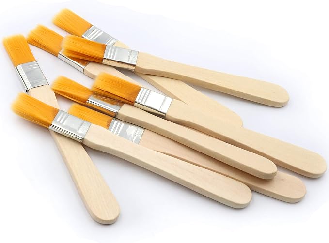 LBY 10pcs Household Cleaning Dusting Brush, 135mm Paint Brush Small Size - Image 2