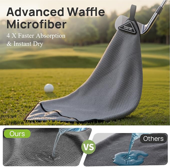 Magnetic Golf Towel for Bag 18" x 18" - Image 5
