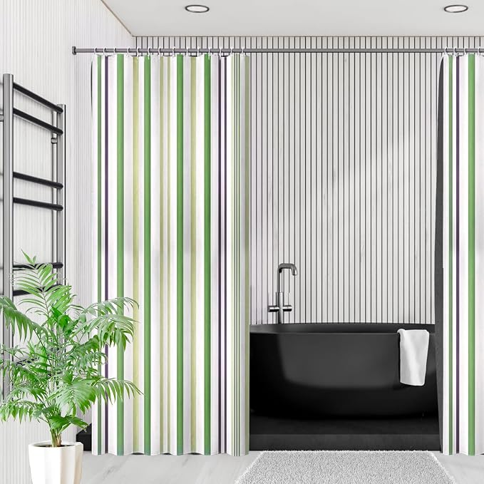 Goowin Shower Curtain Hooks, Stainless Steel Shower Curtain Hangers, Double - Image 7