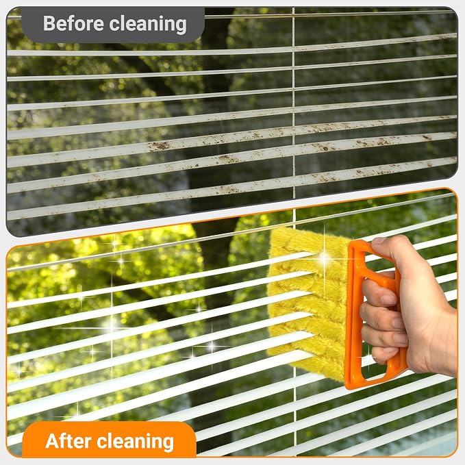 3pcs Window Blind Cleaner Duster Tool, 2026 New Cleaning Tools, 7 Fingers - Image 3